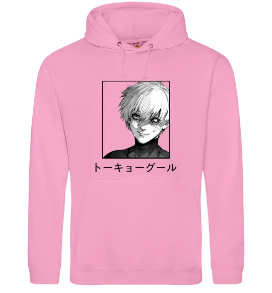 Чоловіча толстовка (худі) Гуль чорний Рожевий фото