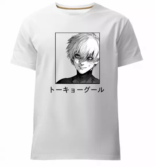 Чоловіча преміум футболка Гуль чорний Білий фото