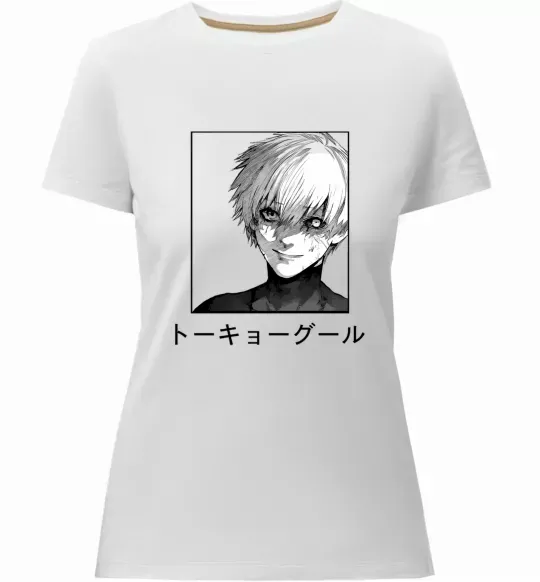 Жіноча преміум футболка Гуль чорний Білий фото