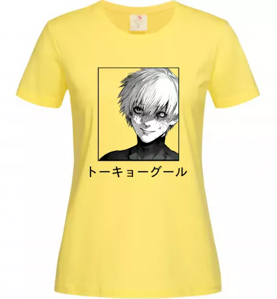 Жіноча футболка Гуль чорний Лимонний фото