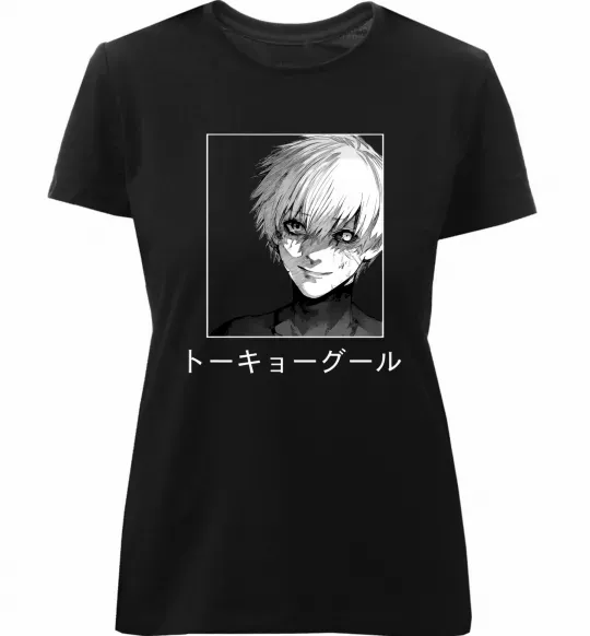 Жіноча преміум футболка Гуль чорний Чорний фото