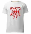 Чоловіча преміум футболка 1000 minus 7 Білий фото