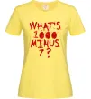 Жіноча футболка 1000 minus 7 Лимонний Жіноча футболка 1000 minus 7 Лимонний фото