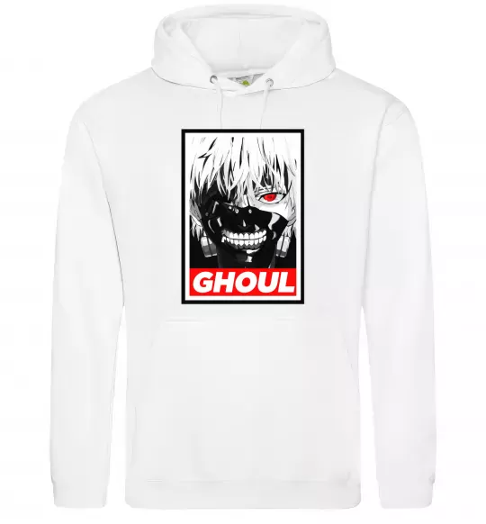 Женская толстовка (худи) GHOUL Белый фото