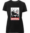 Женская премиум футболка GHOUL Черный фото