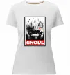 Женская премиум футболка GHOUL Белый фото