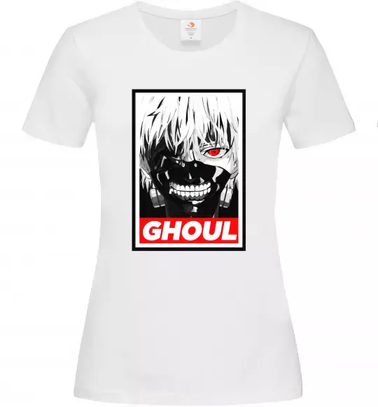 Жіноча футболка GHOUL Білий фото