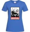 Жіноча футболка GHOUL Яскраво-синій Жіноча футболка GHOUL Яскраво-синій фото