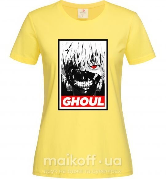 Жіноча футболка GHOUL Лимонний фото