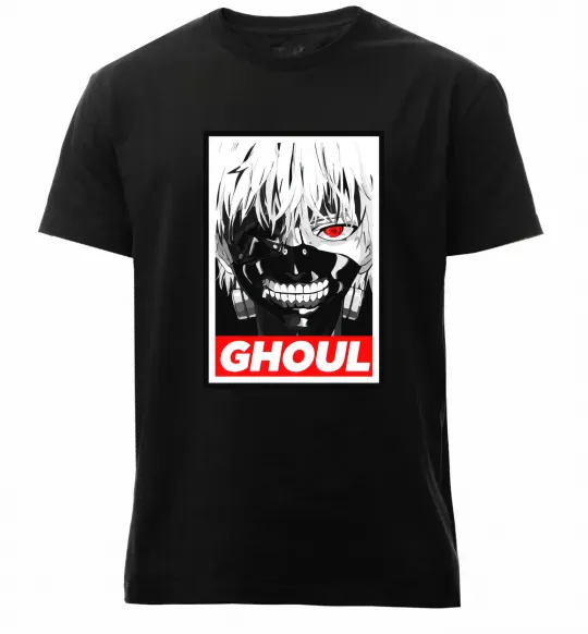 Чоловіча преміум футболка GHOUL Чорний фото
