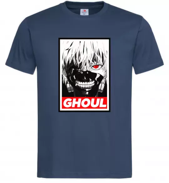 Чоловіча футболка GHOUL Темно-синій фото