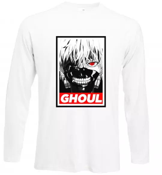 Лонгслів GHOUL Білий фото