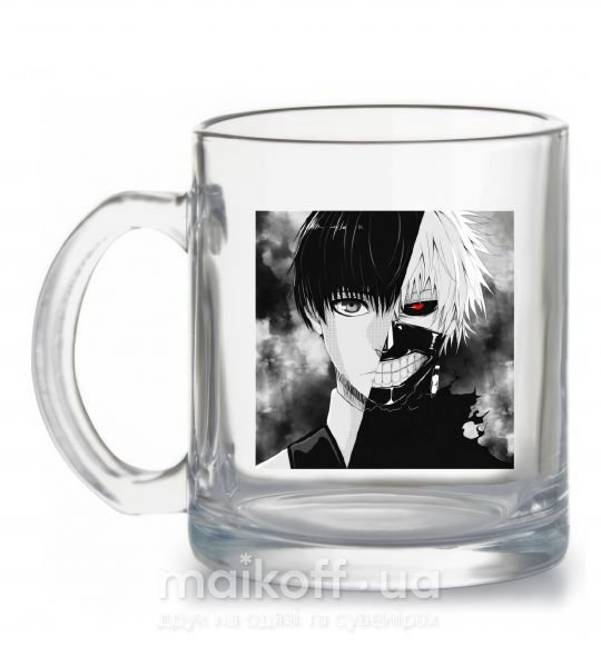 Чашка скляна Kaneki Прозорий фото