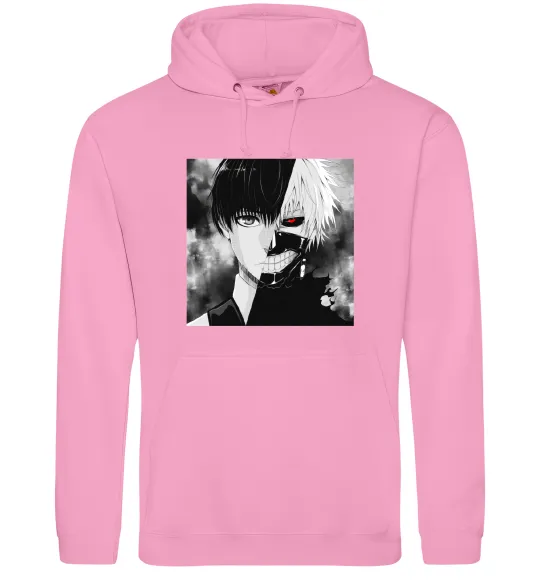 Мужская толстовка (худи) Kaneki Розовый фото