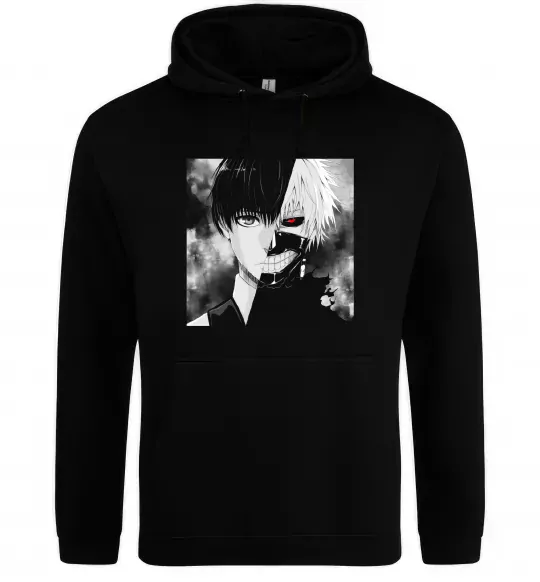 Мужская толстовка (худи) Kaneki Черный фото
