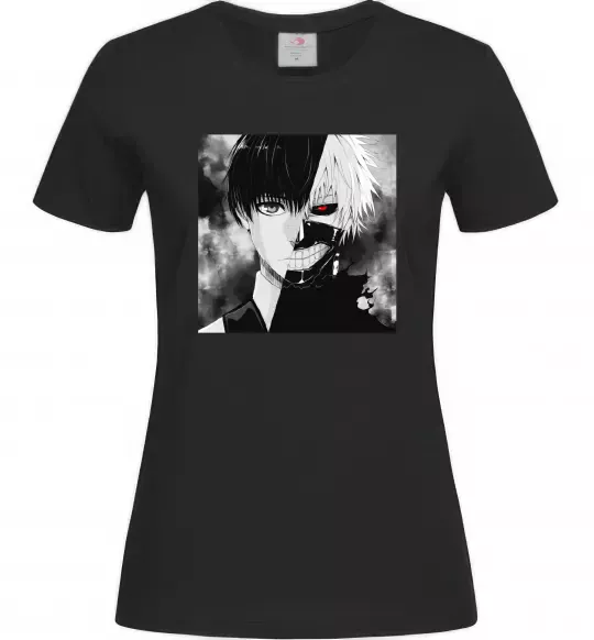 Жіноча футболка Kaneki Чорний фото