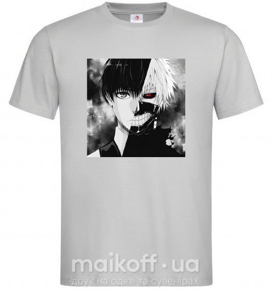 Мужская футболка Kaneki Серый фото