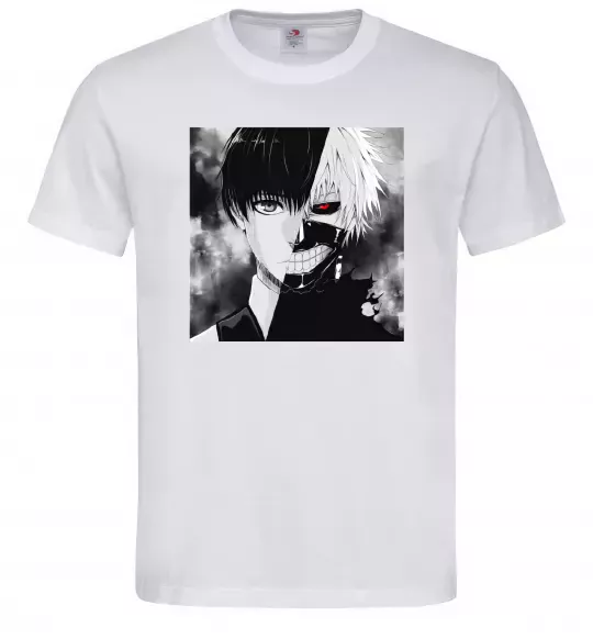 Мужская футболка Kaneki Белый фото