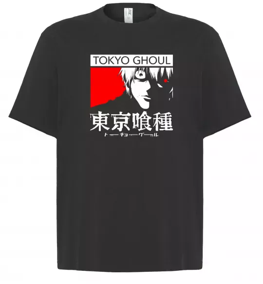 Футболка Оверсайз Tokyo ghoul бк Чорний фото