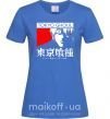 Женская футболка Tokyo ghoul бк Ярко-синий фото