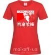 Женская футболка Tokyo ghoul бк Красный фото
