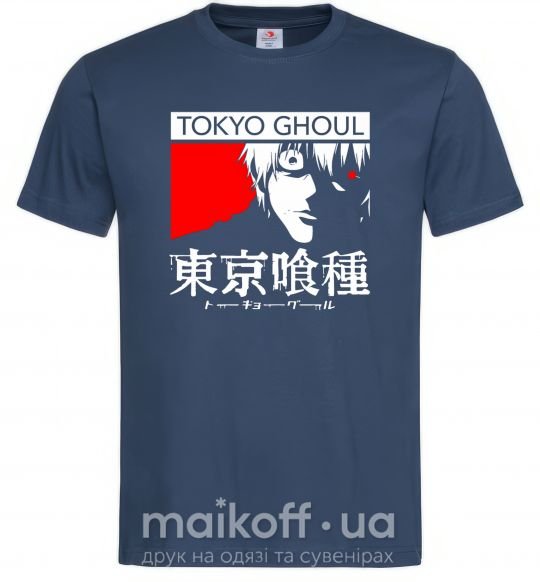 Чоловіча футболка Tokyo ghoul бк Темно-синій фото