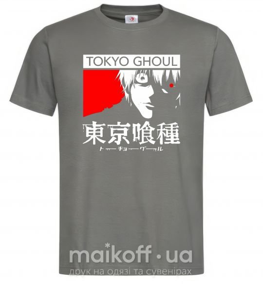Чоловіча футболка Tokyo ghoul бк Графіт фото