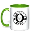 Чашка с цветной ручкой One punch man circle ч Зеленый Чашка с цветной ручкой One punch man circle ч Зеленый фото