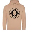 Чоловіча толстовка (худі) One punch man circle ч Пісочний фото