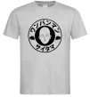 Мужская футболка One punch man circle ч Серый фото