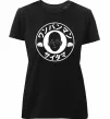 Жіноча преміум футболка One punch man circle ч Чорний фото