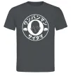 Мужская футболка One punch man circle ч Графит фото