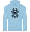 Чоловіча толстовка (худі) hollow night завитки Блакитний фото