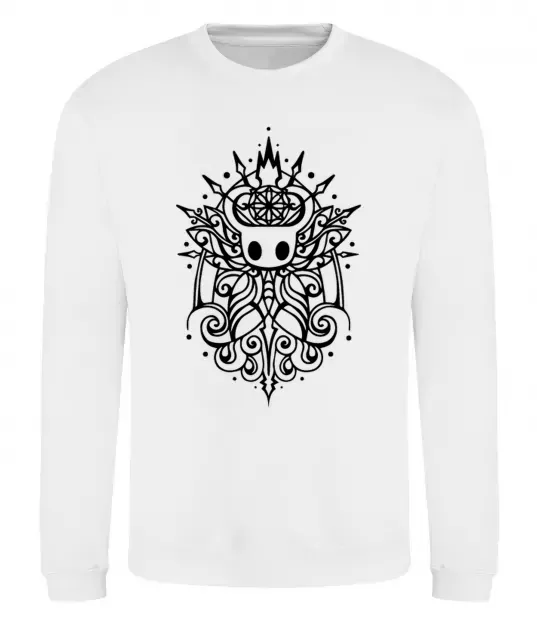 Свитшот hollow night завитки Белый фото