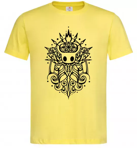 Мужская футболка hollow night завитки Лимонный фото