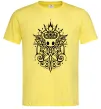 Мужская футболка hollow night завитки Лимонный фото