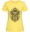 Жіноча футболка hollow night завитки Лимонний Жіноча футболка hollow night завитки Лимонний фото