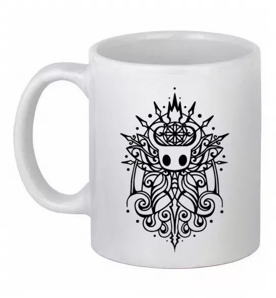 Чашка керамическая hollow night завитки Белый фото