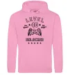 Мужская толстовка (худи) Level 40 Розовый фото