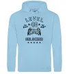 Мужская толстовка (худи) Level 40 Голубой фото