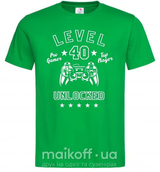 Чоловіча футболка Level 40 Зелений фото