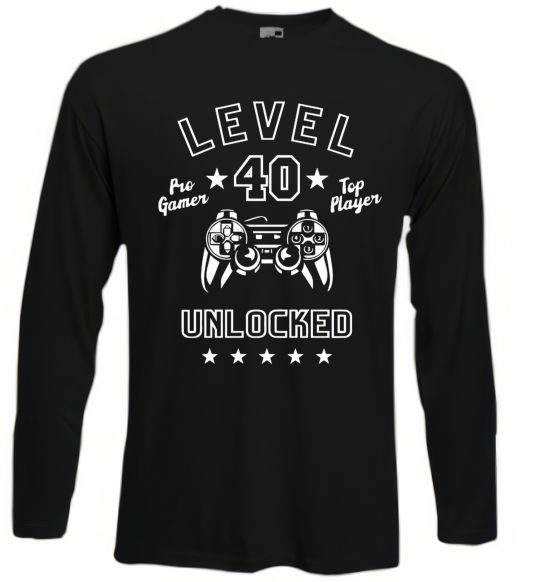 Лонгслів Level 40 Чорний фото