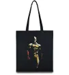 Еко-сумка One punchman silhouette Чорний фото