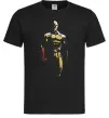 Мужская футболка One punchman silhouette Черный Мужская футболка One punchman silhouette Черный фото