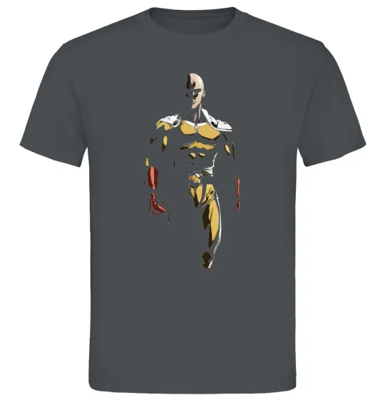 Мужская футболка One punchman silhouette Графит фото