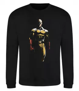 Свитшот One punchman silhouette Черный фото