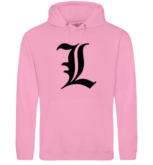 Чоловіча толстовка (худі) Death note L Рожевий фото