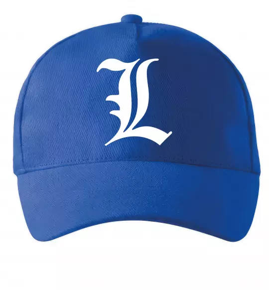 Кепка Death note L Яскраво-синій фото