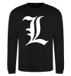 Світшот Death note L Чорний фото