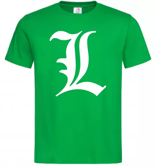 Чоловіча футболка Death note L Зелений фото